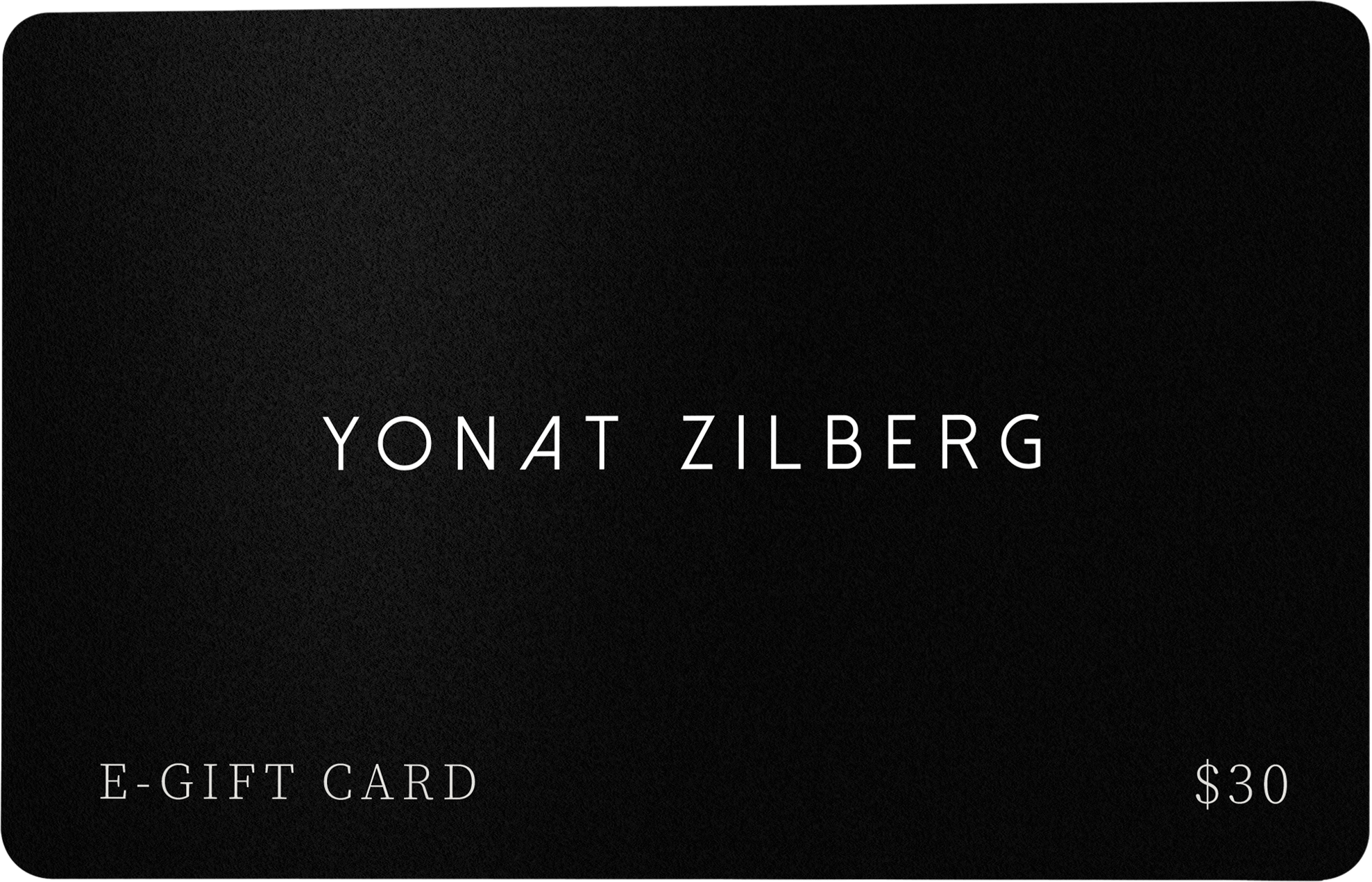 $30 Gift Card Promo – YonatZilberg